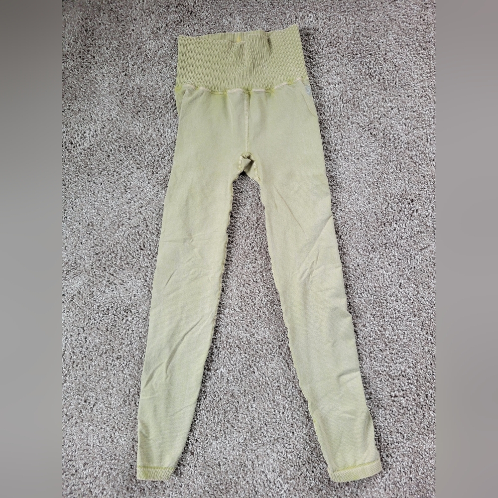 Free People Movement Good Karma Leggings Size XS/S Green
